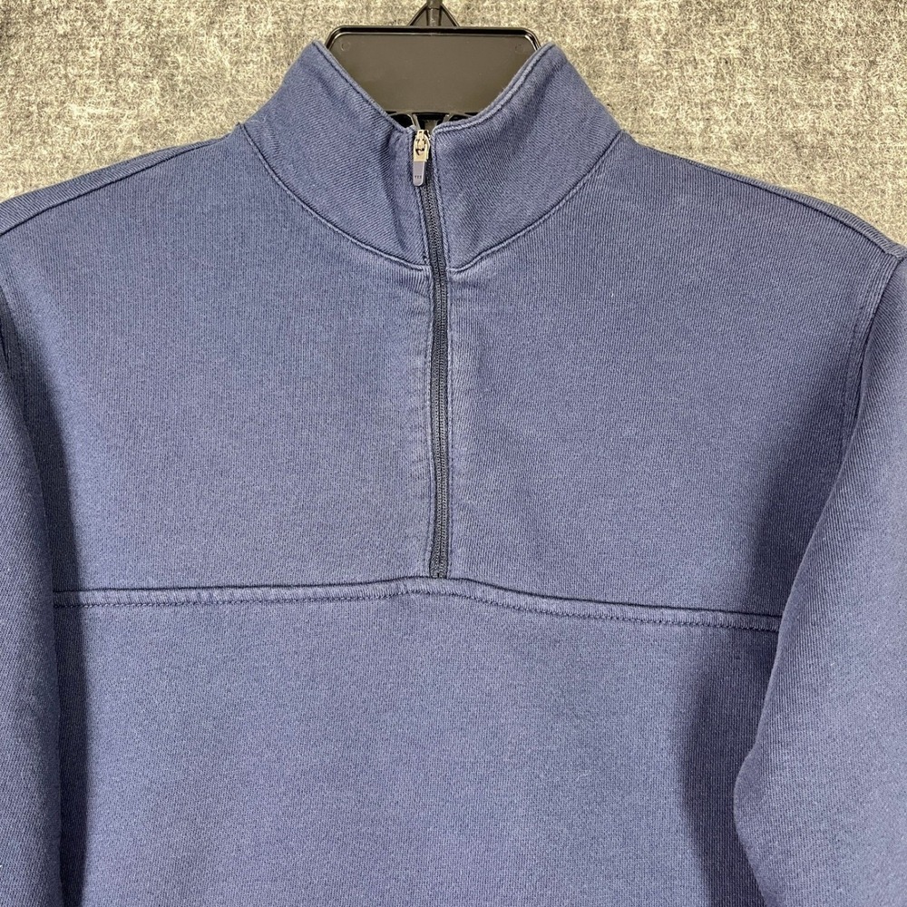 Southern Tide Sweater Womens L 1/4 Zip Sweatshirt Preppy Coastal Yachting Golf - Picture 3 of 10
